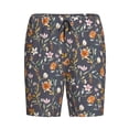 thumbnail image 1 of Rocae Wildflowers for Men's Soft Sleep Pajama Shorts, Waistband and Pockets, 1 of 9