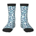 thumbnail image 1 of Rocae Winter Knit Hat and Socks for Girls Boys Crew Socks,Children's Socks, Kids Socks, Toddler Socks: Daily Wear with Kids School Uniform, 1 of 5