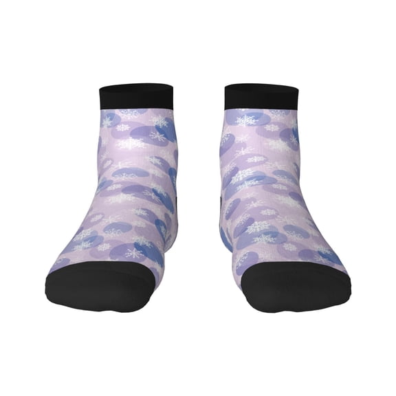 Rocae Winter With Snowflakes for Premium Adult Socks,Comfortable, Breathable, and Durable Socks, Perfect for Everyday Wear