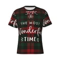 thumbnail image 1 of Rocae Wonderful Time Christmas for Men's Moisture-Wicking Crew Tee - T-Shirt for Sports, Outdoor Activities, and Casual Wear3X-Large, 1 of 9