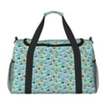 thumbnail image 1 of Rocae World Travel1 Print Hand Travel Bag Travel Duffel Bag and Fitness Bag, Women's Waterproof Weekend Tote, Men's Travel and Fitness Essentials, 1 of 7