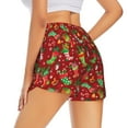 thumbnail image 1 of Rocae X-mas and New Year for Women's Athletic Shorts Quick Dry Workout Hiking Shorts With Pockets for Running, Yoga, Gym, Sports XX-Large, 1 of 9