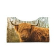 thumbnail image 1 of Rocae Yak Print Long Tissue Box Lid Durable Leather Tissue Box Lid Can Be Used as Modern Home Decoration, 1 of 1