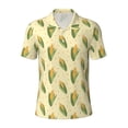 thumbnail image 1 of Rocae Yellow Corn for Men's Short Sleeve Polo Shirt, Quick Drying Performance Moisture Wicking Sports Men's Golf Shirt 4X-Large, 1 of 9