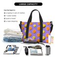 thumbnail image 1 of Rocae Yellow Lemon And Orange for Travel Shoulder Bag Top Handle Handbag with Yoga Mat Buckle for Gym, Work, Travel, 1 of 7