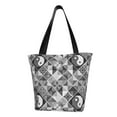 thumbnail image 1 of Rocae Yin Yang With Black And White for Shoulder Bags for Women Tote Bag for Women with Zipper Closure, 1 of 6