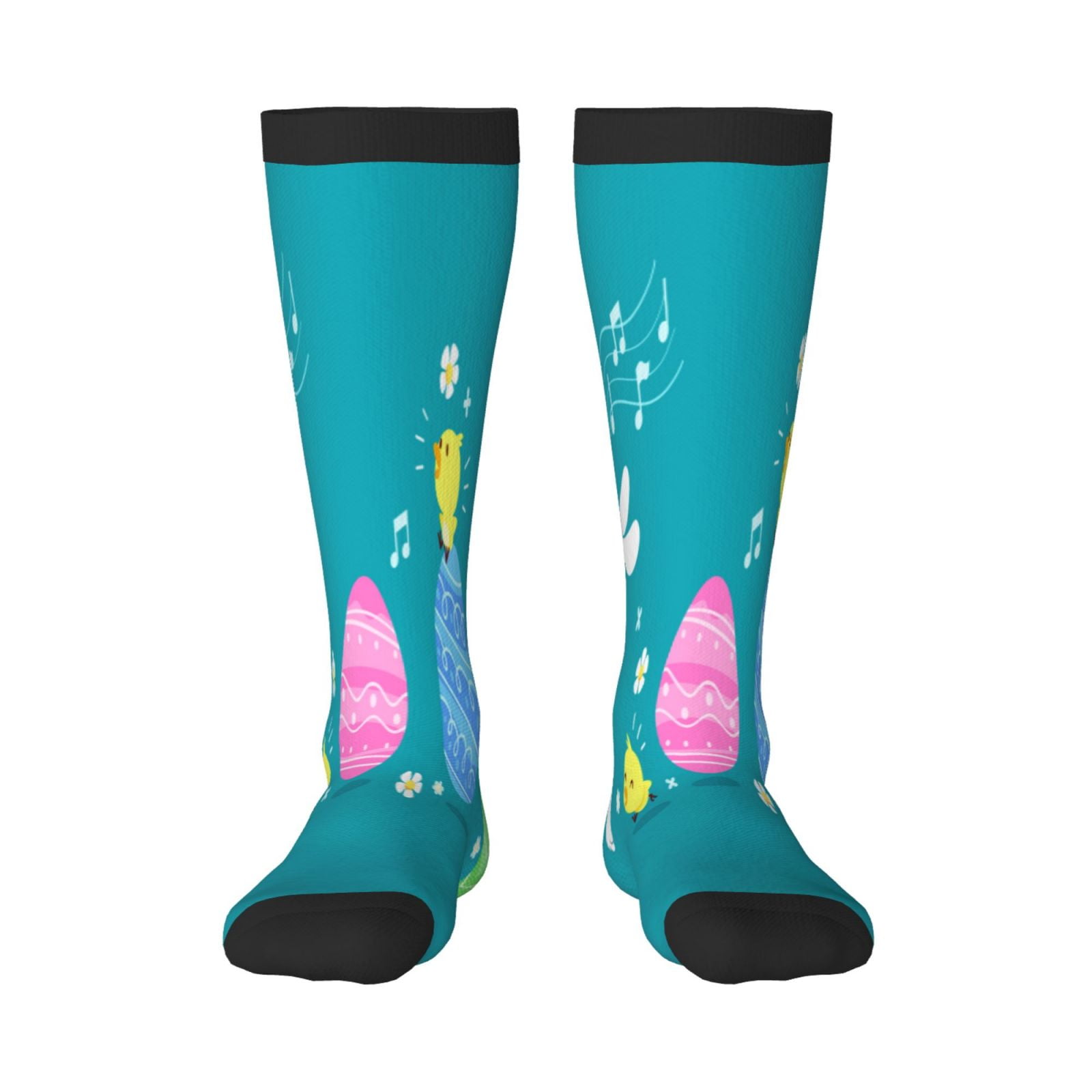 Rocae bunny holding flower for Novelty Casual compression Socks For ...