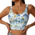 thumbnail image 1 of Rocae cartoon octopus for Sports Bra for Women Sports Vest with Performance Stretch and Quick Dry Fabric-XX-Large, 1 of 8