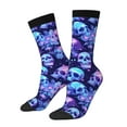 thumbnail image 1 of Rocae crystal Skull flower star for Adult Socks Casual Athletic Stretchy Loose Socks for Women Men Non-Slip Middle Tube Socks, 1 of 6