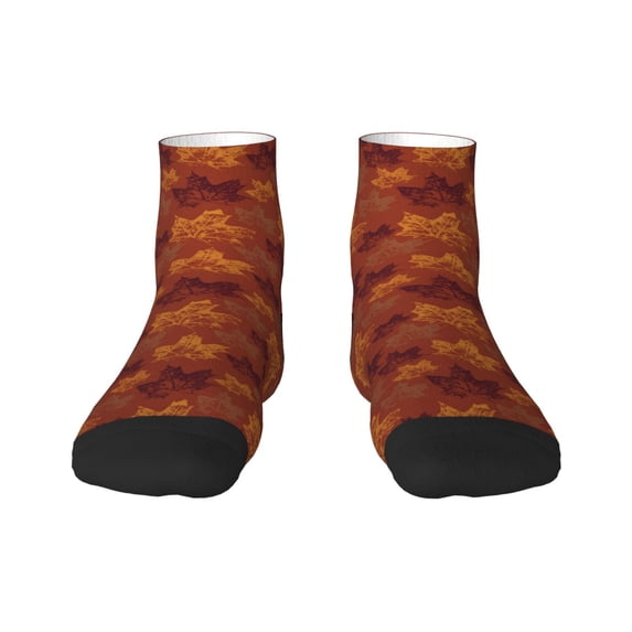 Rocae fall Maple for Premium Adult Socks,Comfortable, Breathable, and Durable Socks, Perfect for Everyday Wear