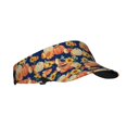 thumbnail image 1 of Rocae fall Pumpkin Daisy for Sport Sun Visor Hats Adjustable Empty Top Baseball Cap Cotton Ball Caps for Women and Men, 1 of 7