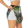 thumbnail image 1 of Rocae fishing bass for Women's Athletic Shorts Quick Dry Workout Hiking Shorts With Pockets for Running, Yoga, Gym, Sports-Large, 1 of 7