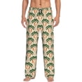 thumbnail image 1 of Rocae palm tree Asian leopard for Mens Pajama Pants Pj Pants Mens Lounge Pants-XX-Large, 1 of 6