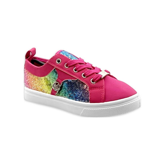 Rocawear Big Girls’ Casual Sequins Sparkle Low Top Sneakers, Sizes 11-3