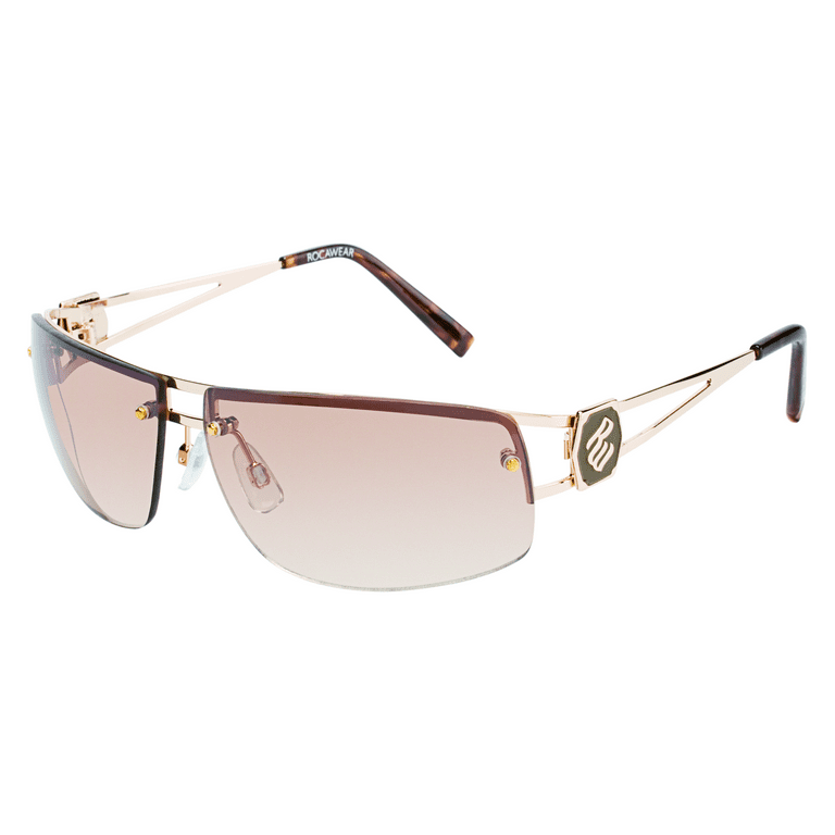 Rocawear Men's R1022 Metal Wrap UV400 Protective Rectangular