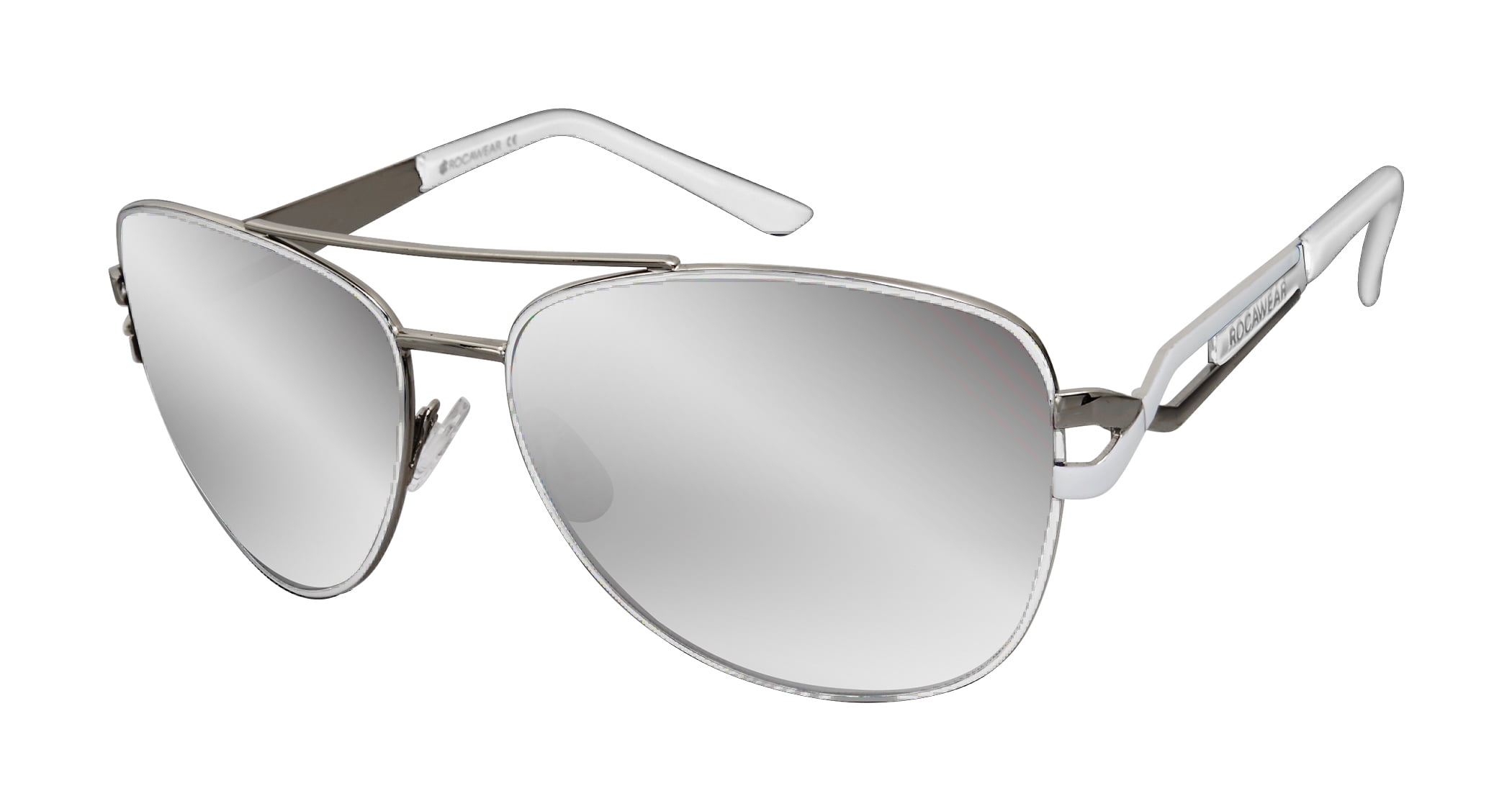 Rocawear Men's R1207 Modern UV400 Protective Metal Aviator Pilot Fashion Sunglasses, 59mm