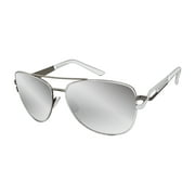 Rocawear Mens R1207 Modern UV400 Protective Metal Aviator Pilot Fashion Sunglasses, 59mm
