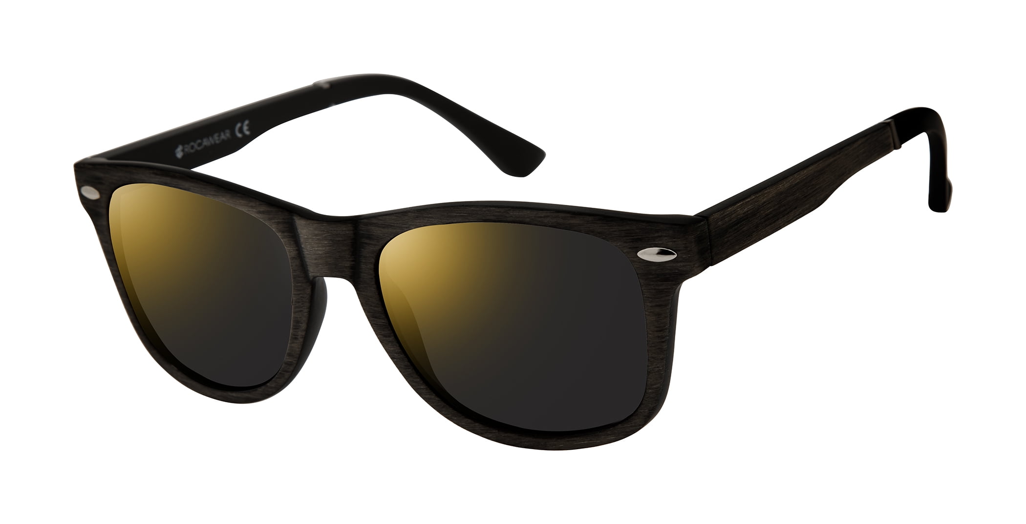 Rocawear Men's R1477 Classic UV400 Protective Rectangular Fashion Sunglasses, 60mm