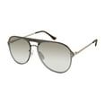 thumbnail image 1 of Rocawear Men's R1522 Metal Shield UV400 Protective Aviator Pilot Fashion Sunglasses, 150mm, 1 of 6