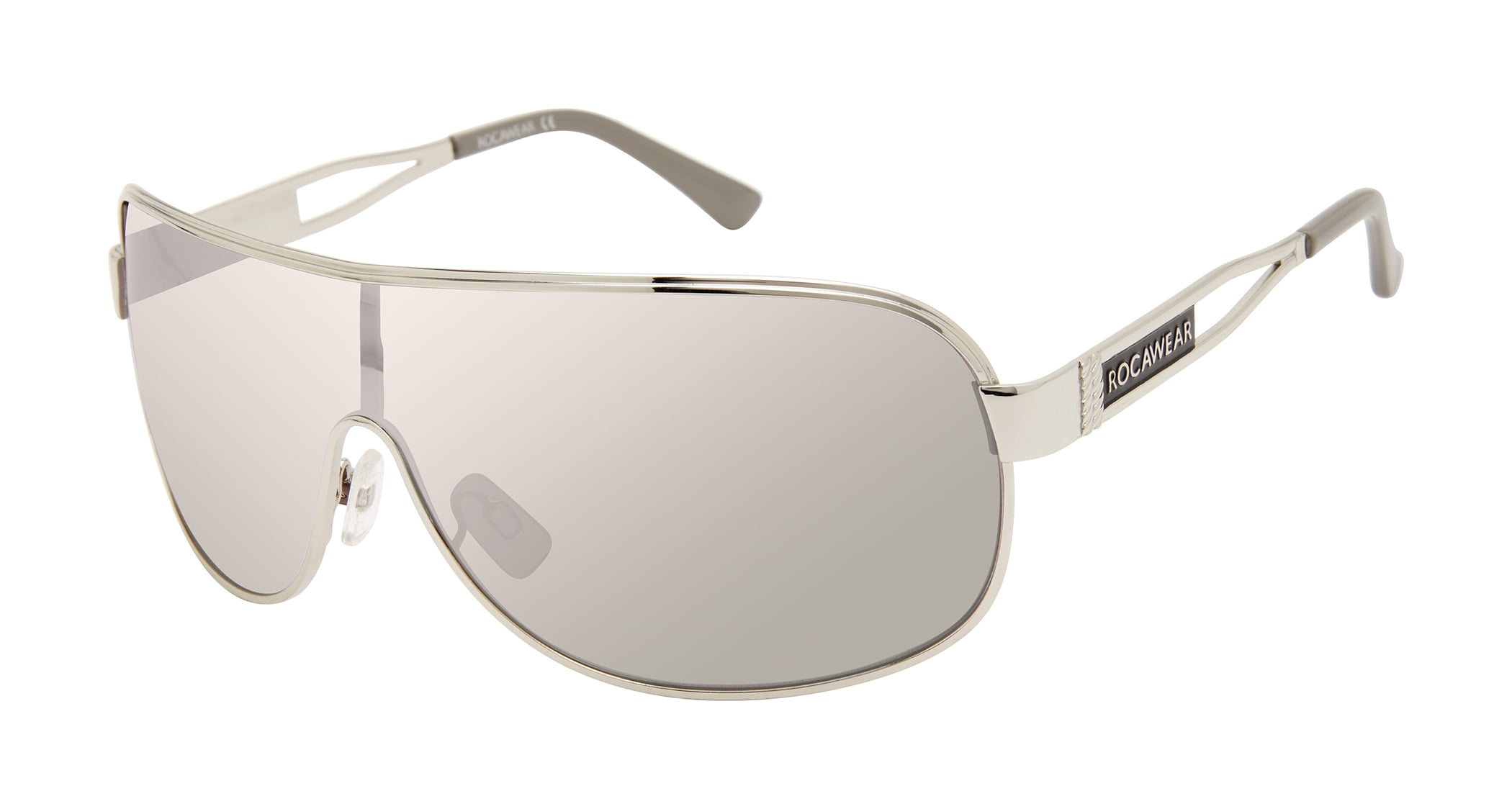 Rocawear Men's R1532 Metal Shield UV Protective Rectangular
