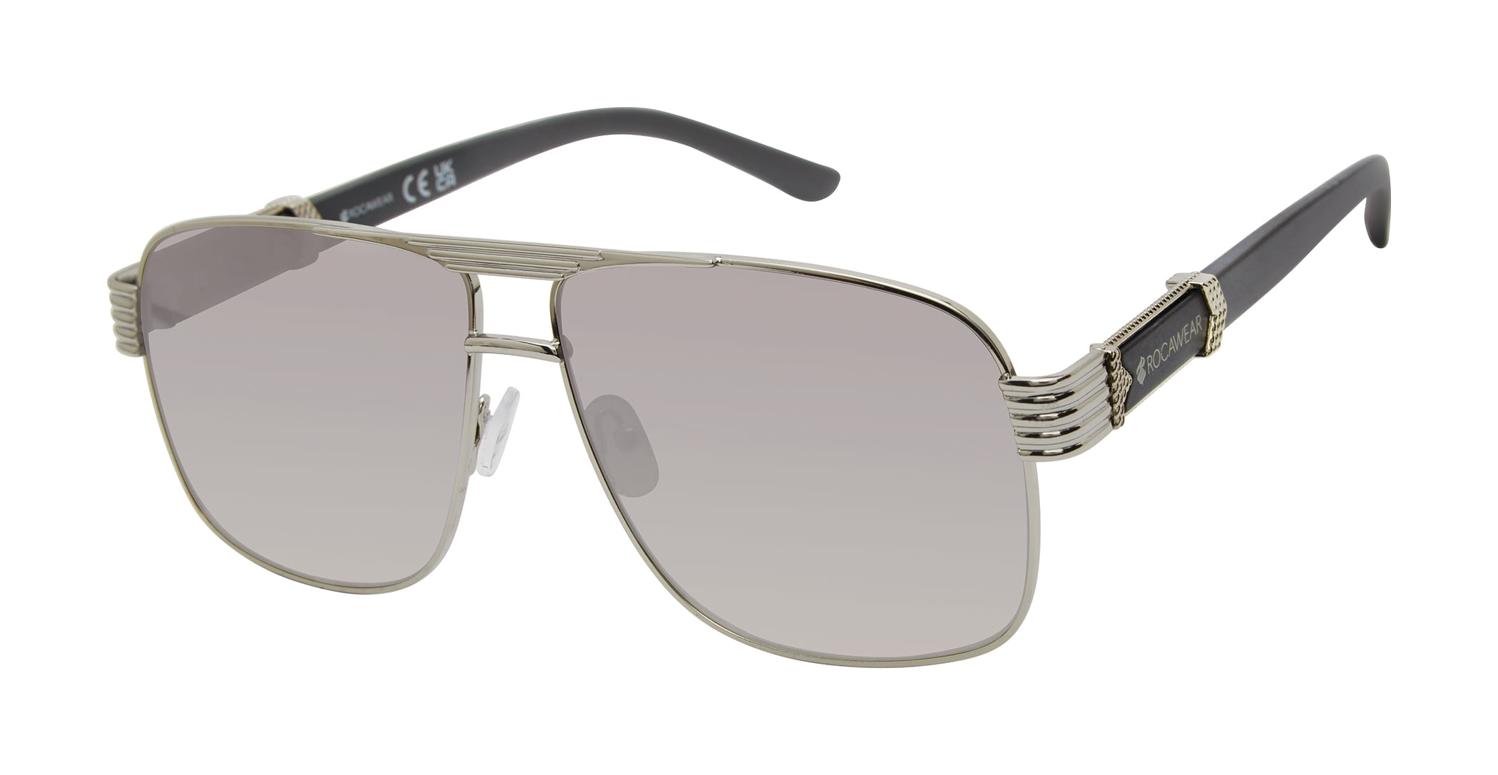 Rocawear R1554 Aviator Sunglasses - Frame, UV400 Protection