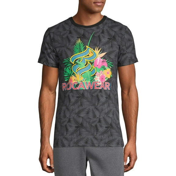 Rocawear Men's Tropical Short Sleeve T-Shirt