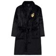 thumbnail image 1 of Rocawear Plush Terry Cloth Robe for Men - Soft Calf Length Bathrobe - Mens Long Warm House Coat & Shower Gown, Black/One Size, 1 of 3
