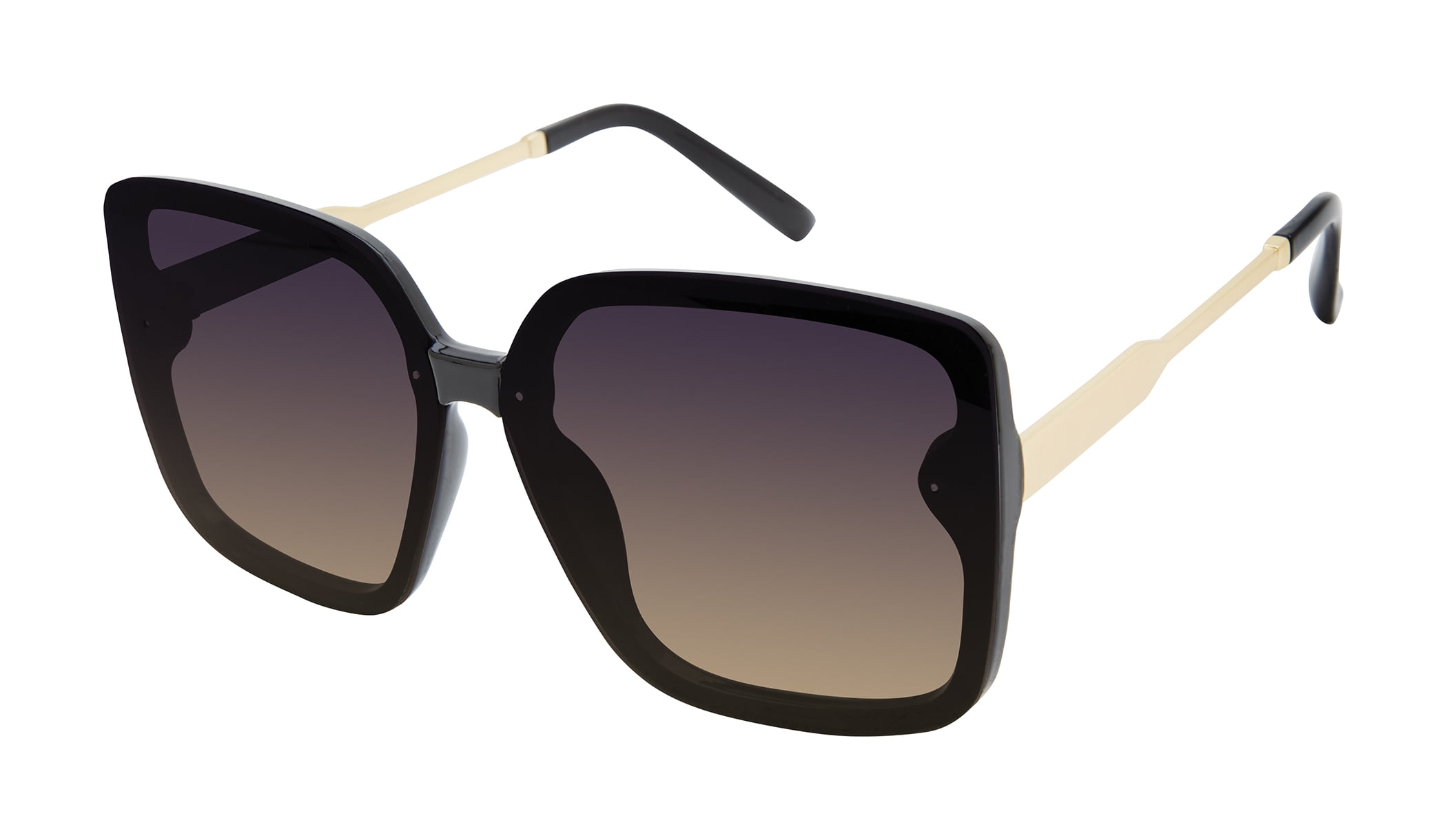 Rocawear Women's R3381 Oversized UV400 Protective Square Fashion Sunglasses, 63mm