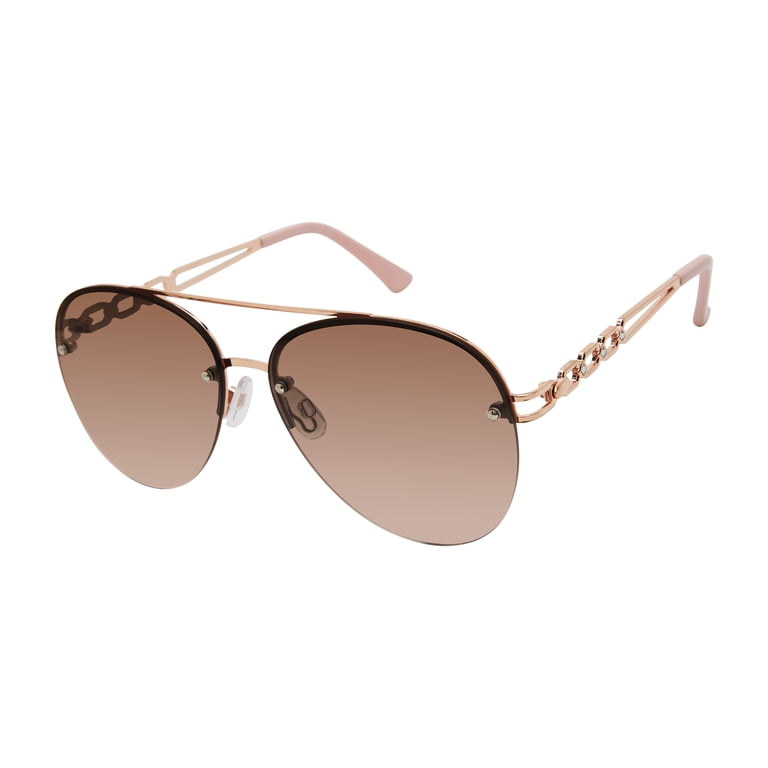 Aviator Sunglasses Metal Frame Semi-Rimless UV400 Protect Unisex Amazon.com: Rims Behind Lens Aviator Sunglasses Designer  main image 4