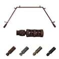 thumbnail image 1 of Rocco 13/16" Bay Window curtain rod 20"-36", 38"-72" - Cocoa, 1 of 3