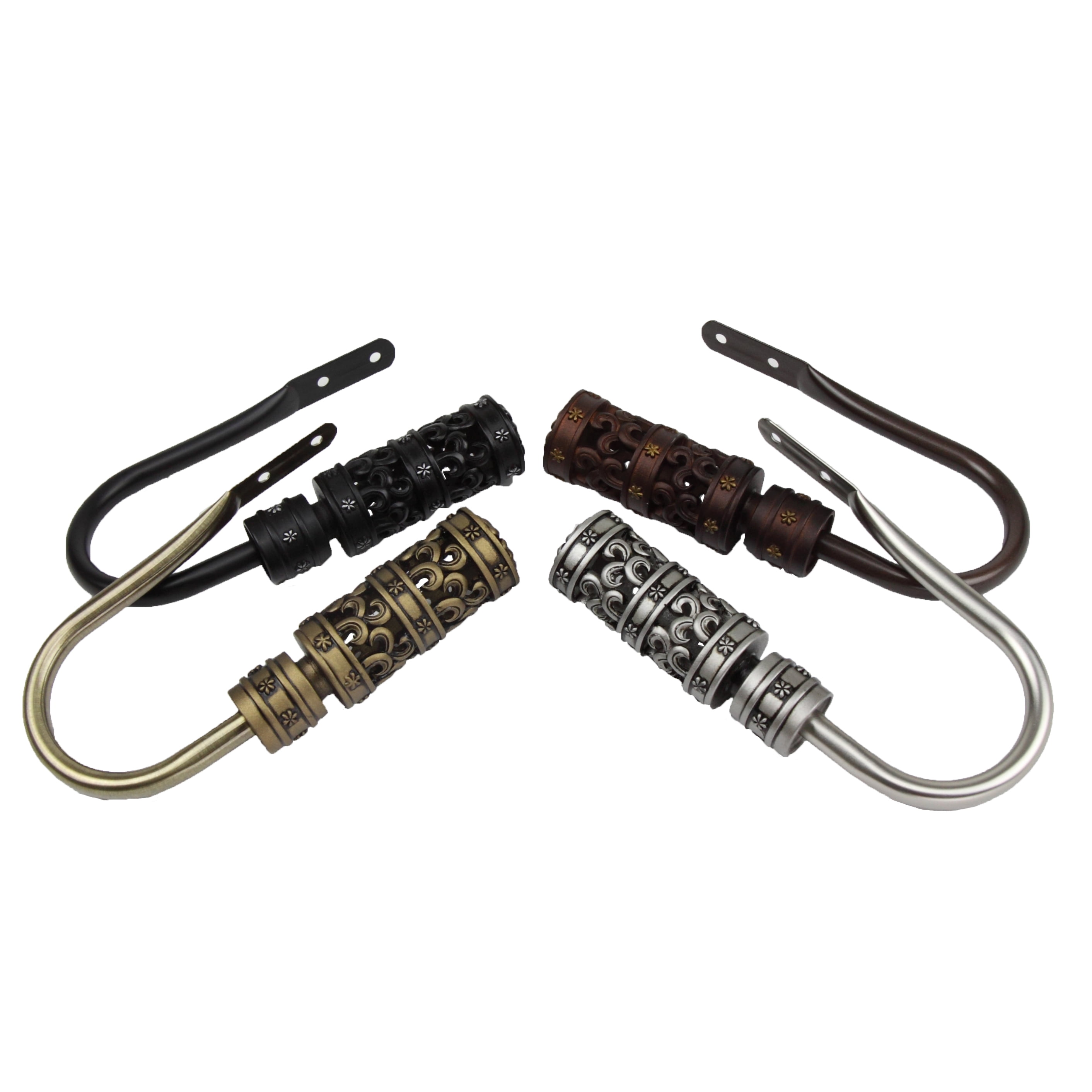 Rocco Curtain Holdback Pair in Cocoa