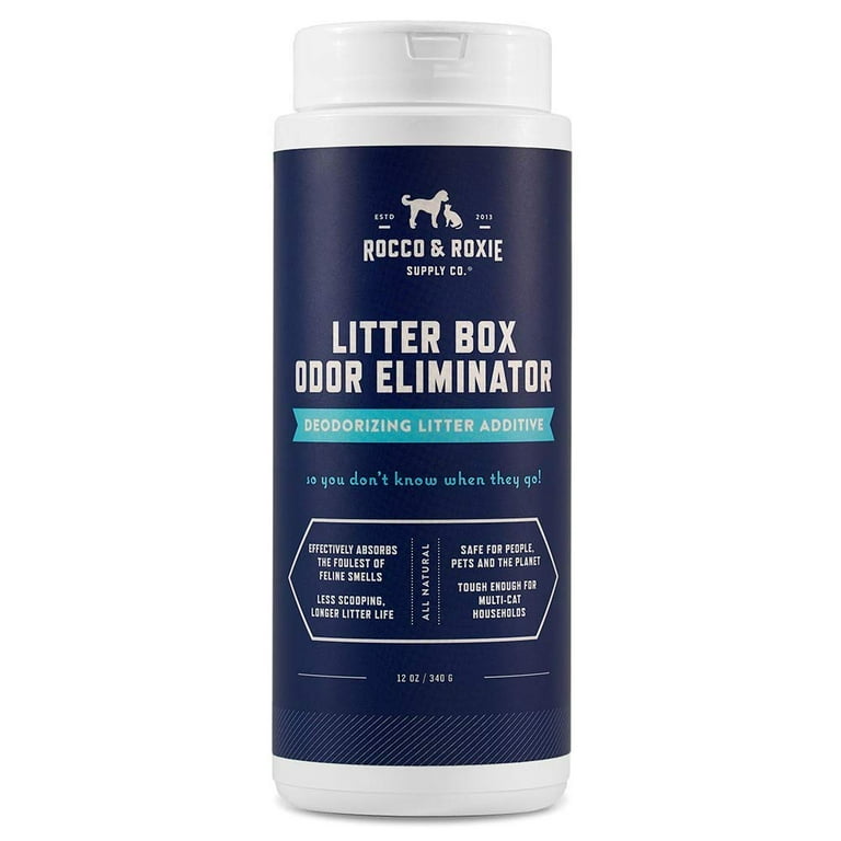 Rocco & Roxie Litter Box Odor Eliminator 12OZ Effective Deodorizer for Cats  - Walmart.com