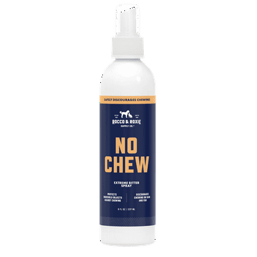 Rocco & Roxie No Chew Bitter Spray Deterrent for Dogs and Cats, Anti Chew Repellent Spray, 8 oz