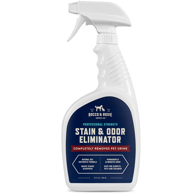 Rocco & Roxie Supply Co. Pet Stain Odor Remover Cleaner Spray, 32 Fluid Ounce