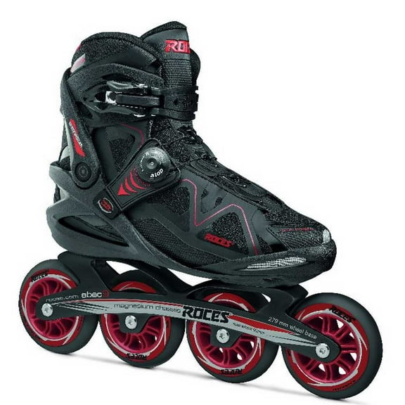 Roces Mens Gymnasium 2.0 M Inline Skates Blades 400803 (Black/Red 5)