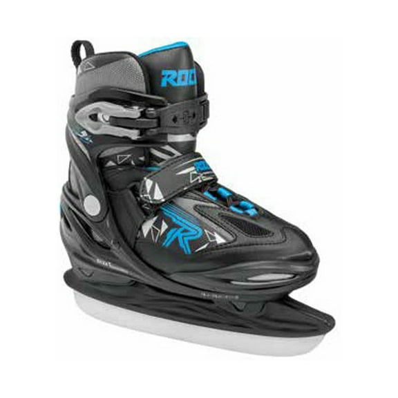 Roces Moody Ice 3.0 Ice Skate for Boys, Adjustable, Black/Blue