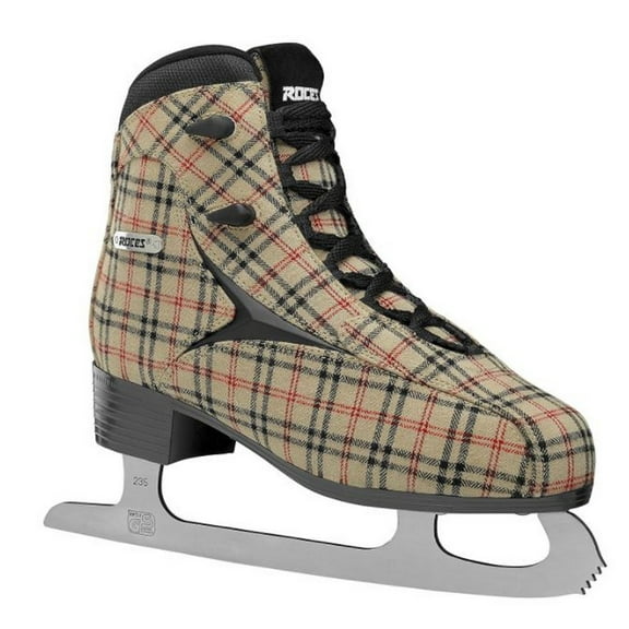 Roces Women's Brits Figure Ice Skate Superior Italian Sand Plaid 450557 00010