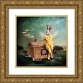 thumbnail image 1 of Roch, Martine 12x12 Gold Ornate Wood Framed with Double Matting Museum Art Print Titled - The Guardian of The Universe, 1 of 4