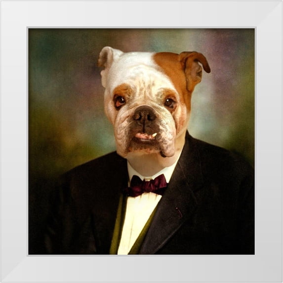 Roch, Martine 12x12 White Modern Wood Framed Museum Art Print Titled - The Sweet Grandpa