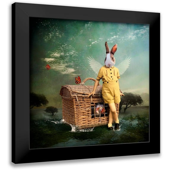 Roch, Martine 15x15 Black Modern Framed Museum Art Print Titled - The Guardian of The Universe