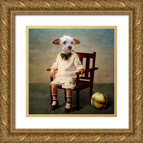 Roch, Martine 26x26 Gold Ornate Wood Framed with Double Matting Museum Art Print Titled - Henri