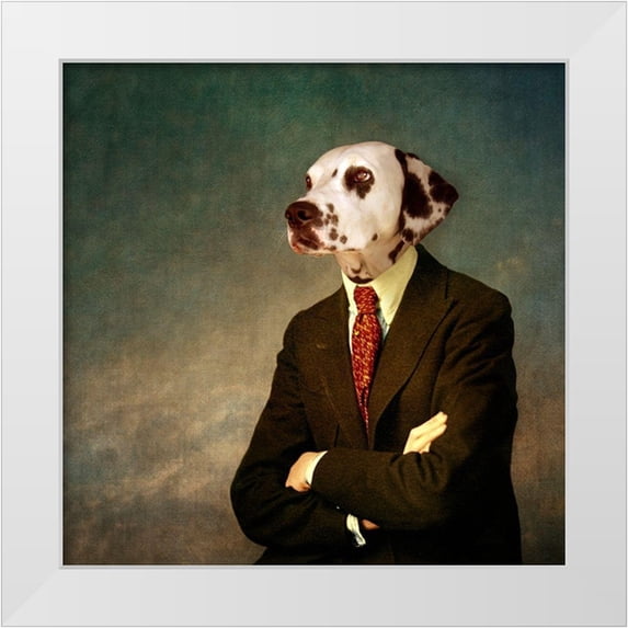 Roch, Martine 26x26 White Modern Wood Framed Museum Art Print Titled - The Patient Man