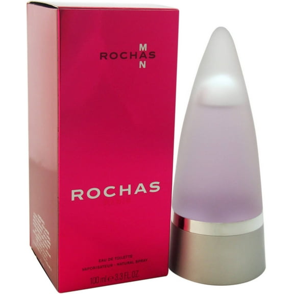 Rochas Man Eau de Toilette Spray For Men 3.4 oz (Pack of 3)