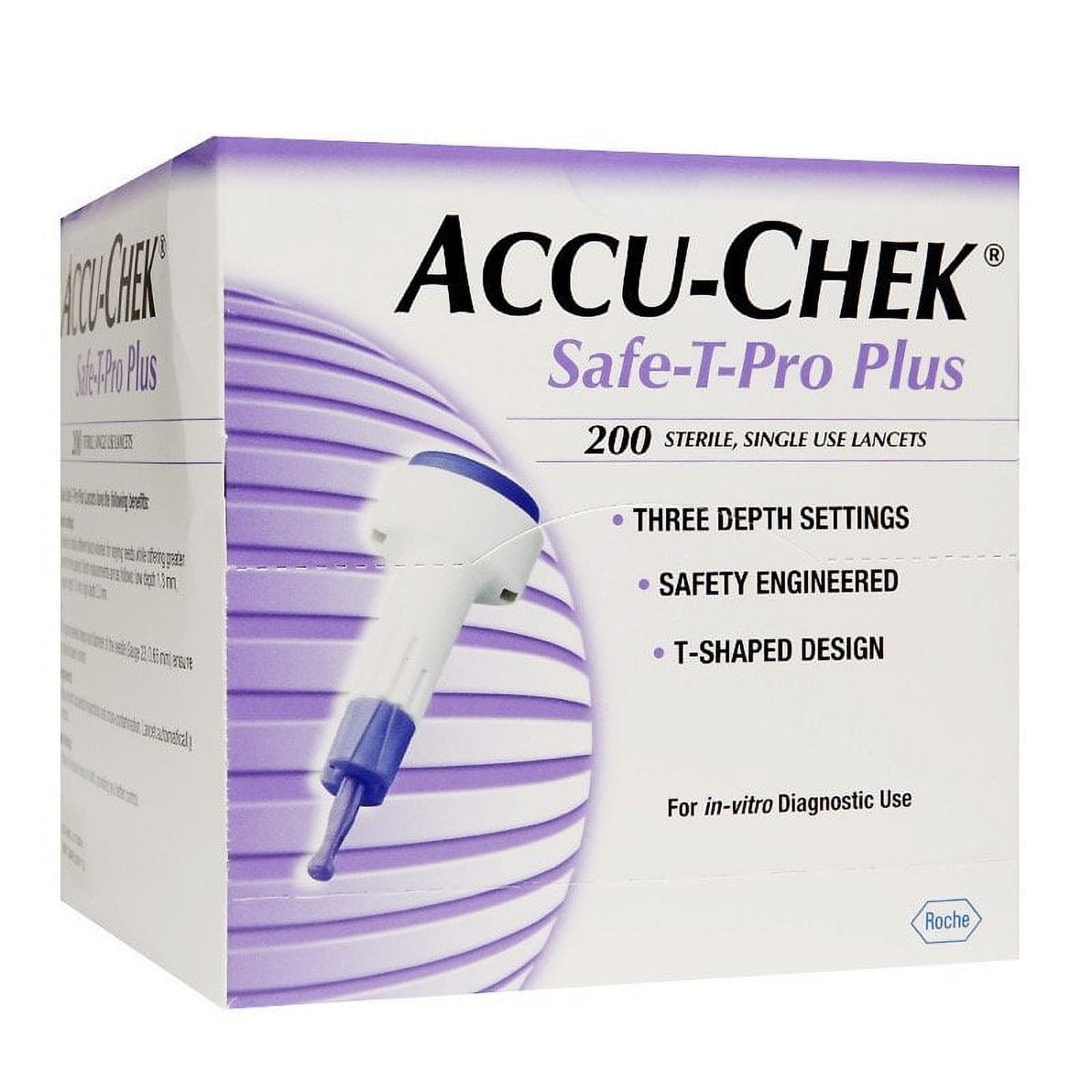 Roche AccuChek Diabetes Diabetic Glucose Tester SafeT
