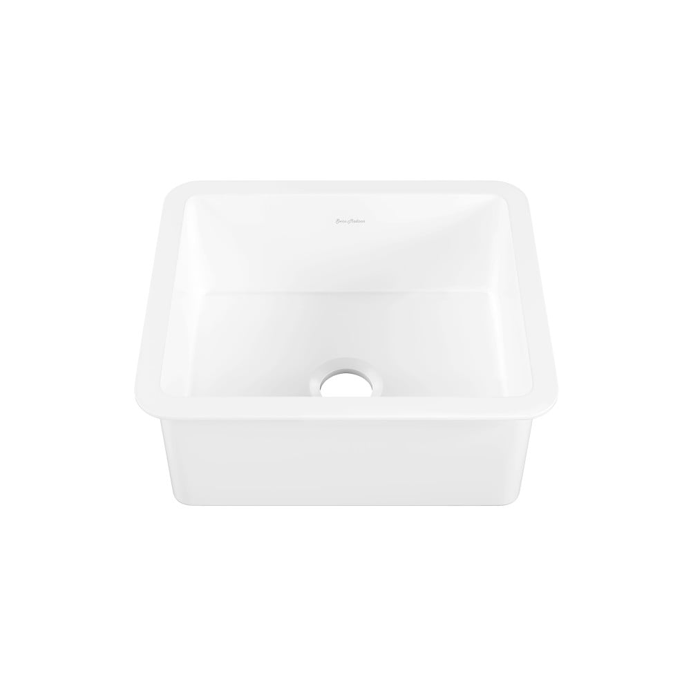 Rochelle 24 x 18 White Ceramic Drop-In Kitchen Sink