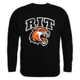 thumbnail image 1 of Rochester Institute of Technology NCAA College Crewneck Sweatshirt - Black, Medium, 1 of 2