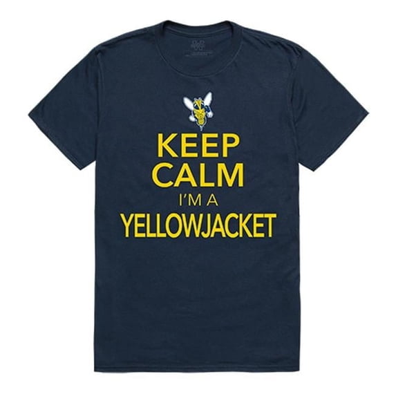 Rochester Keep Calm Mens Tee - Navy - 2XL