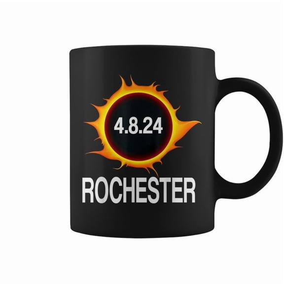 Rochester Ny Solar Eclipse Path Totality 40824 Total 2024 Coffee Mugs
