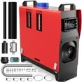 thumbnail image 1 of Rocita 12V 5KW Portable and Convenient Integrated Parking Diesel Air Heater All-in-one Single Hole with Remote Control LCD Monitor Red, 1 of 8