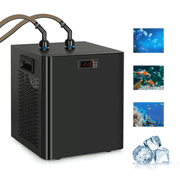 Ecojoy Aquarium Water Chiller 75GAL 1/3HP Fish Tank Chiller, 300L Cooling System with Quiet Design Compressor Refrigeration